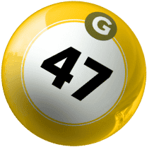 Bingo ball yellow
