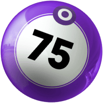 Bingo ball 75