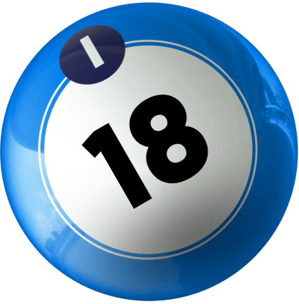 Bingo ball 18